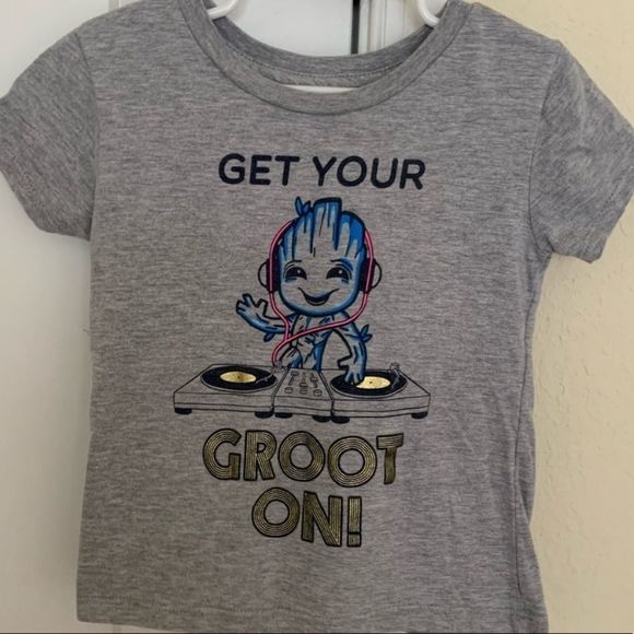 Marvel Other - Marvel Groot Shirt, Size XS (4-5)